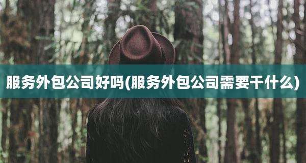 服务外包公司好吗(服务外包公司需要干什么)