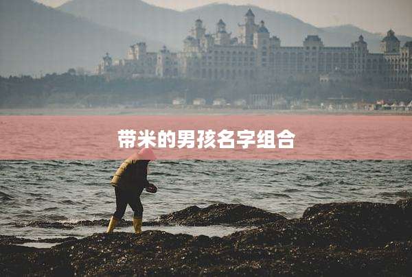 带米的男孩名字组合