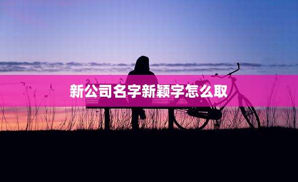 新公司名字新颖字怎么取
