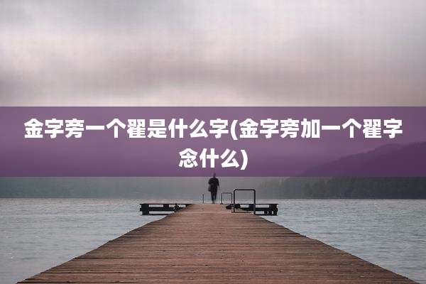 金字旁一个翟是什么字(金字旁加一个翟字念什么)