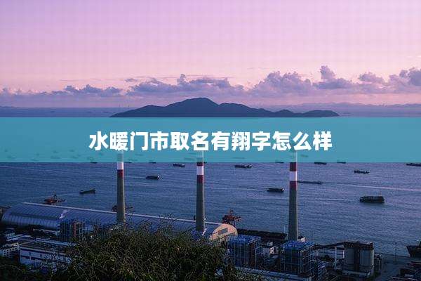 水暖门市取名有翔字怎么样