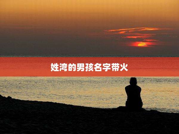 姓湾的男孩名字带火