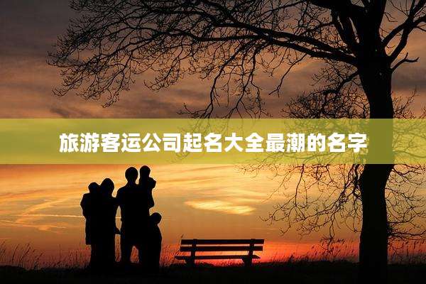 旅游客运公司起名大全最潮的名字