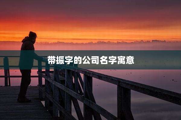 带振字的公司名字寓意