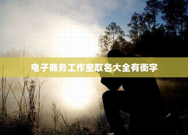 电子商务工作室取名大全有衡字
