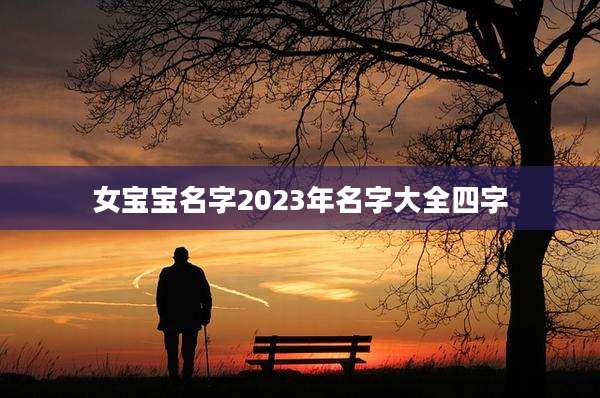 女宝宝名字2023年名字大全四字