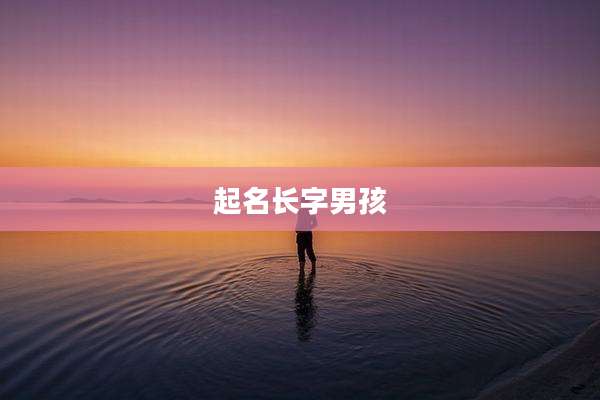 起名长字男孩