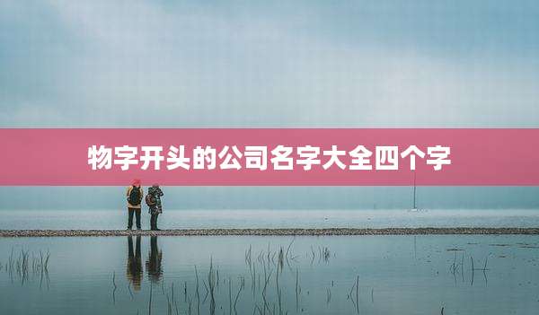 物字开头的公司名字大全四个字