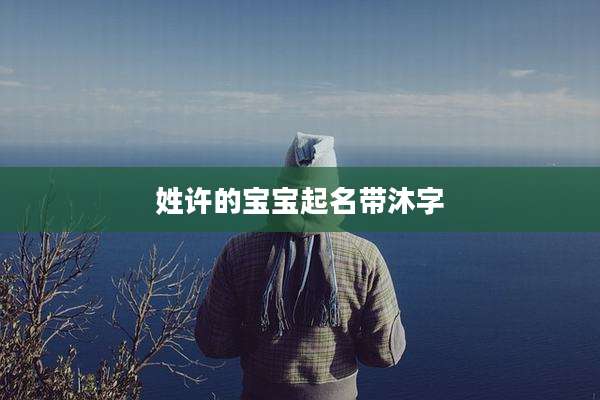 姓许的宝宝起名带沐字