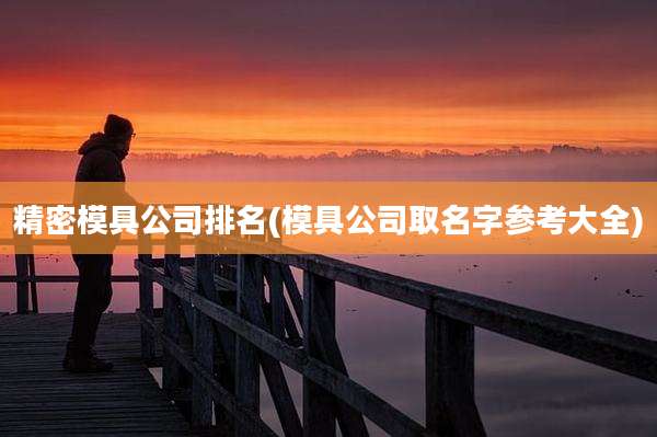 精密模具公司排名(模具公司取名字参考大全)