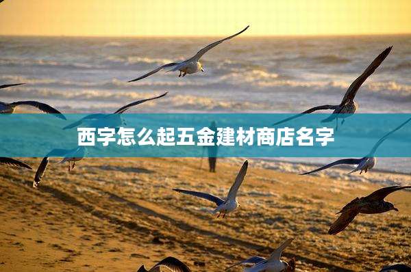 西字怎么起五金建材商店名字