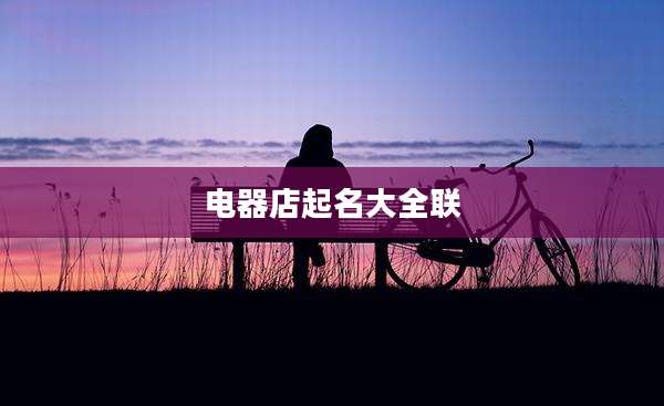 电器店起名大全联