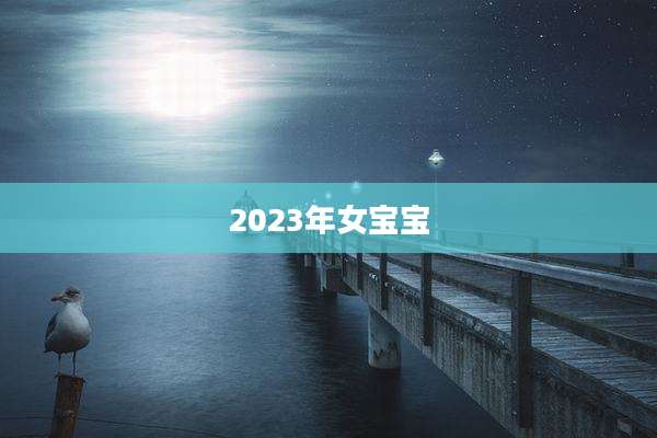 2023年女宝宝