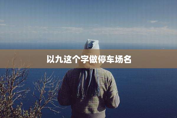 以九这个字做停车场名
