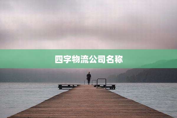 四字物流公司名称