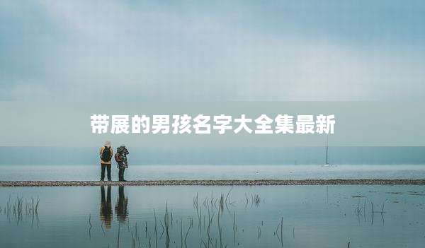 带展的男孩名字大全集最新