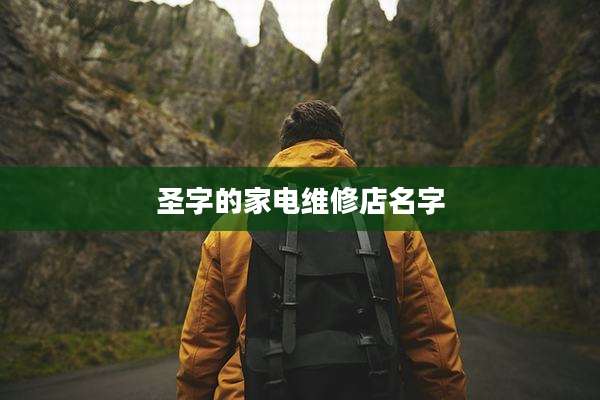 圣字的家电维修店名字