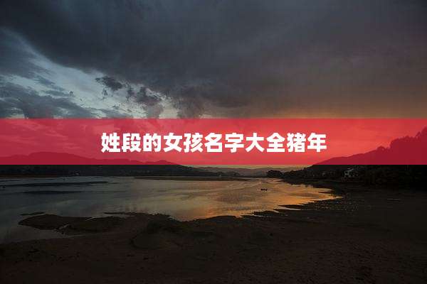 姓段的女孩名字大全猪年