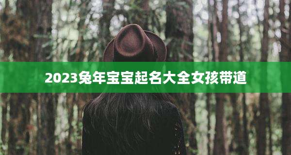 2023兔年宝宝起名大全女孩带道