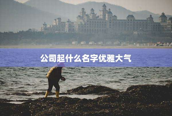公司起什么名字优雅大气