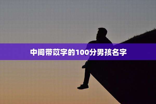 中间带苡字的100分男孩名字