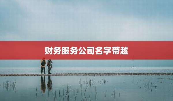财务服务公司名字带越