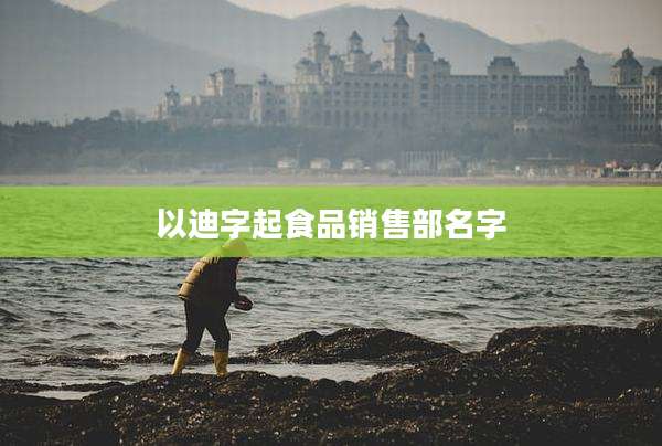 以迪字起食品销售部名字