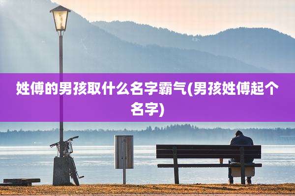 姓傅的男孩取什么名字霸气(男孩姓傅起个名字)