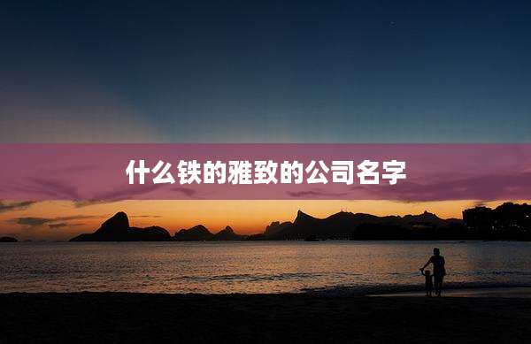 什么铁的雅致的公司名字