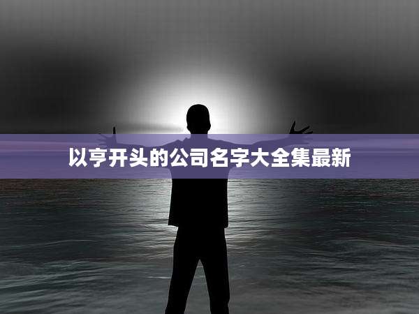 以亨开头的公司名字大全集最新