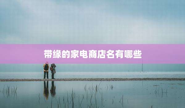 带缘的家电商店名有哪些