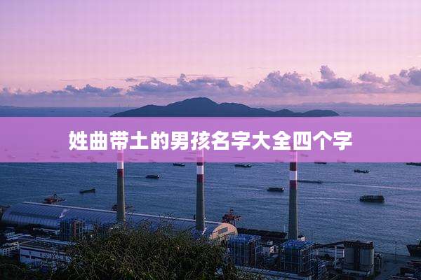 姓曲带土的男孩名字大全四个字