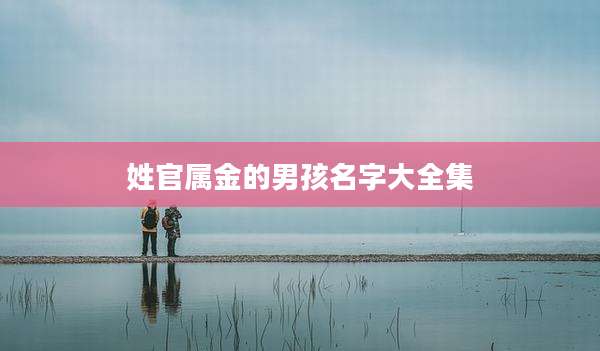 姓官属金的男孩名字大全集