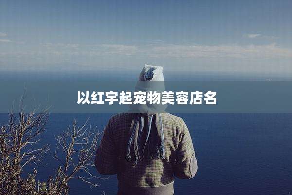 以红字起宠物美容店名