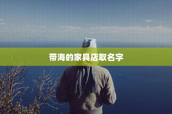 带海的家具店取名字