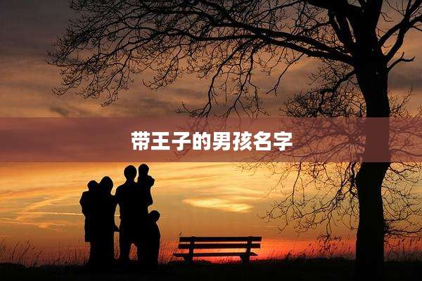 带王子的男孩名字