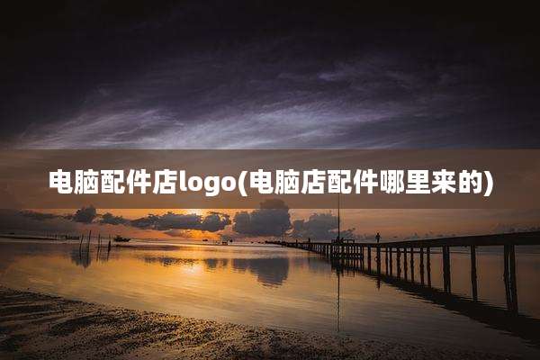 电脑配件店logo(电脑店配件哪里来的)