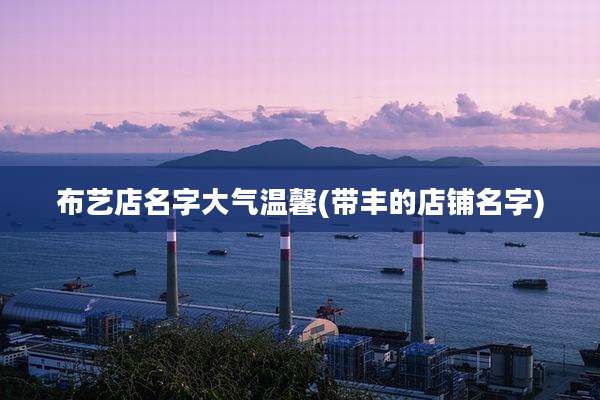 布艺店名字大气温馨(带丰的店铺名字)