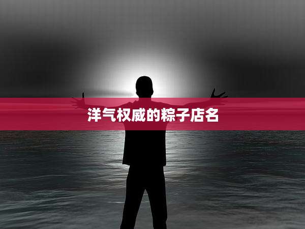 洋气权威的粽子店名