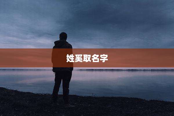 姓奚取名字