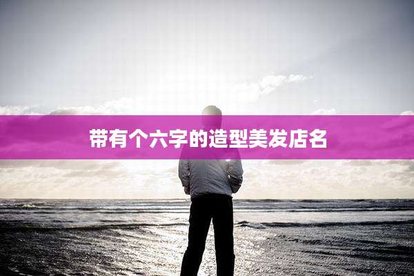 带有个六字的造型美发店名