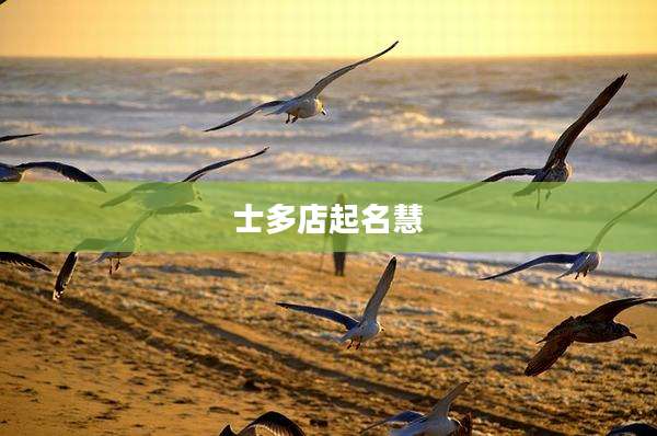 士多店起名慧