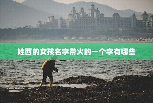 姓西的女孩名字带火的一个字有哪些
