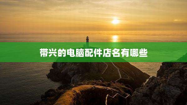 带兴的电脑配件店名有哪些
