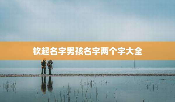 钦起名字男孩名字两个字大全