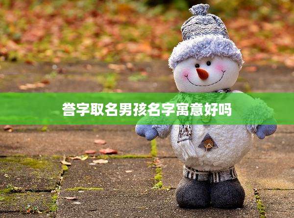 誉字取名男孩名字寓意好吗