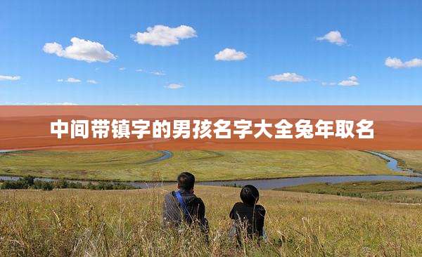 中间带镇字的男孩名字大全兔年取名