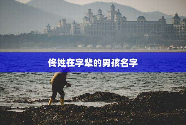 佟姓在字辈的男孩名字
