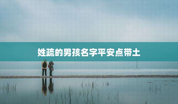 姓疏的男孩名字平安点带土