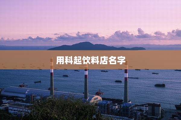 用科起饮料店名字